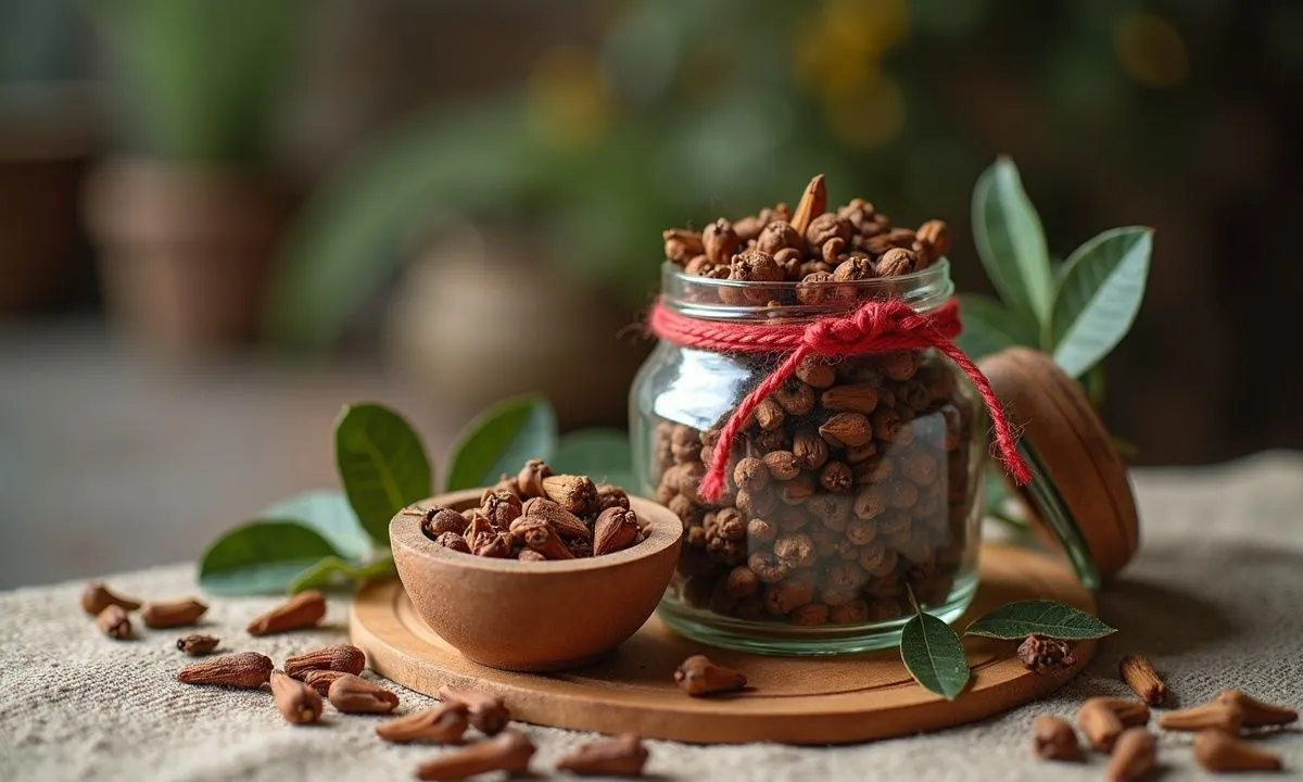 The protective jar ritual with cloves, bay leaves and red thread that locals still use